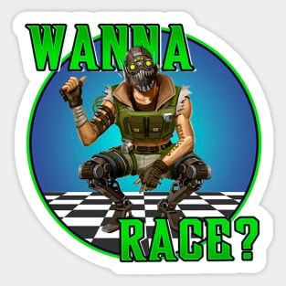 Octane - Wanna Race Sticker